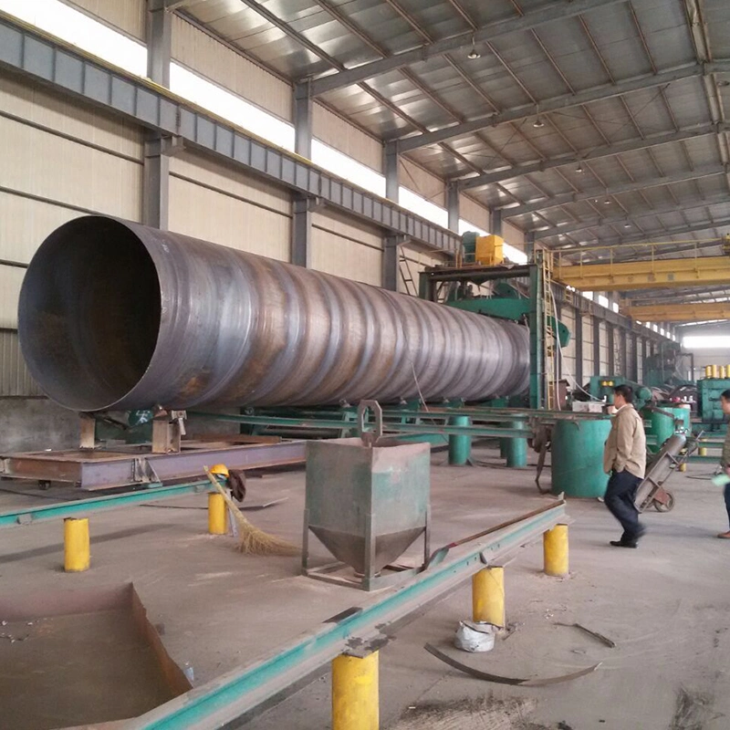 China Supplier 40 API 5L 3lpp Coated Steel Spiral Welded Pipe