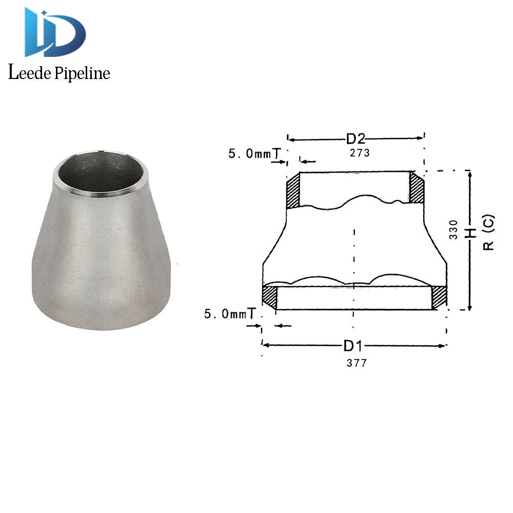 Stainless Steel Butt Welding Seamless Fittings Pipe Fitting Reducer