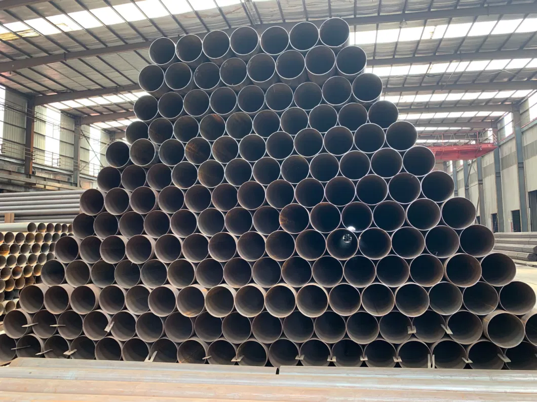 JIS Ss400 Q235 Q195 Q265 ERW LSAW SSAW Round Welded Steel Tube