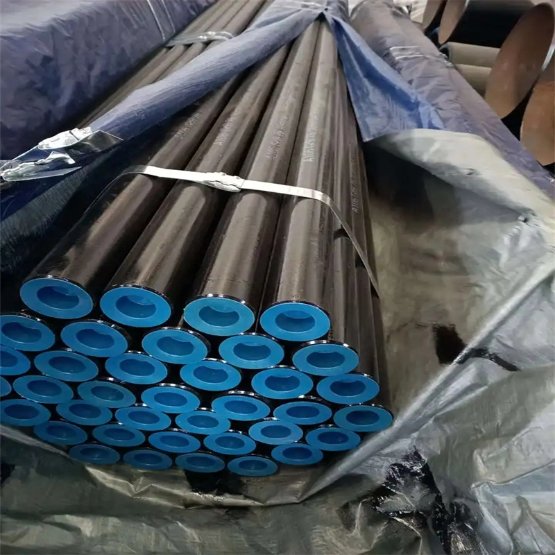 ASTM Hot Rolled Oil Pipe Line API 5L Sch 40 ASTM A106 A53 Seamless Carbon Steel Round Pipe