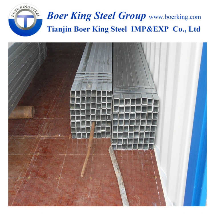 Hot Dipped Ms Hollow Section Black Annealed Welded Steel Square Pipe for Using