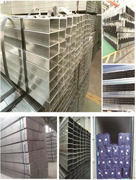 Galvanized/Hot Rolled/Black/Zinc Coated/Q195/Q235/Q355 Shs/Rectangular/Rhs/Welded Carbon Mild Square Hollow Section Steel Tube/Tubo/Pipe for Construction
