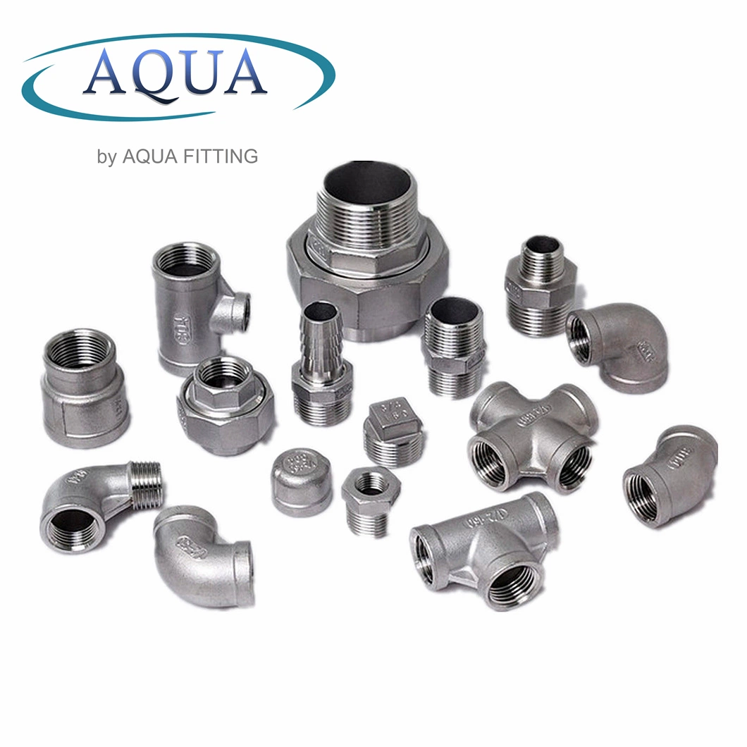 Hot 304/316 Stainless Steel Concentric/Eccentric Reducer Thread Screwed Female Pipe Fitting