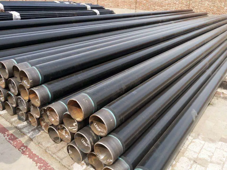 API 5L Gr. B X42 X60 X70 Saw SSAW LSAW ERW 3lpe Anti-Corrosion Coated Line Pipe
