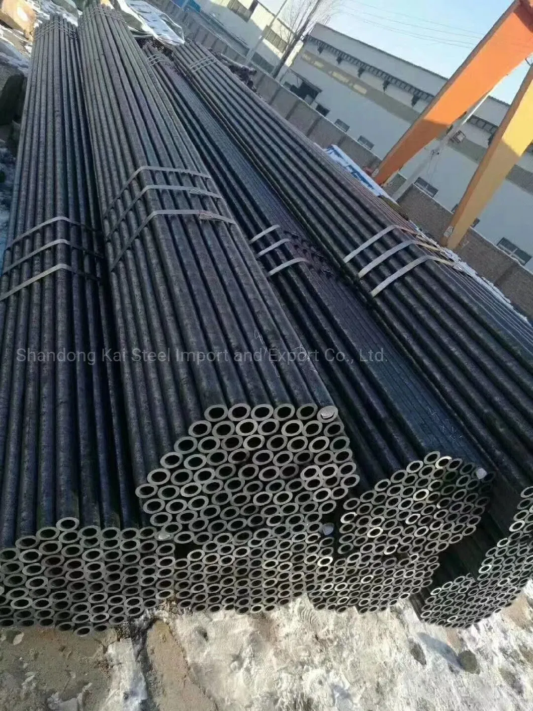 Mild Carbon Steel Tube ASTM S355j2h Q345 A36 S235jr Ss400 Steel Round Seamless Welded Stee Pipe