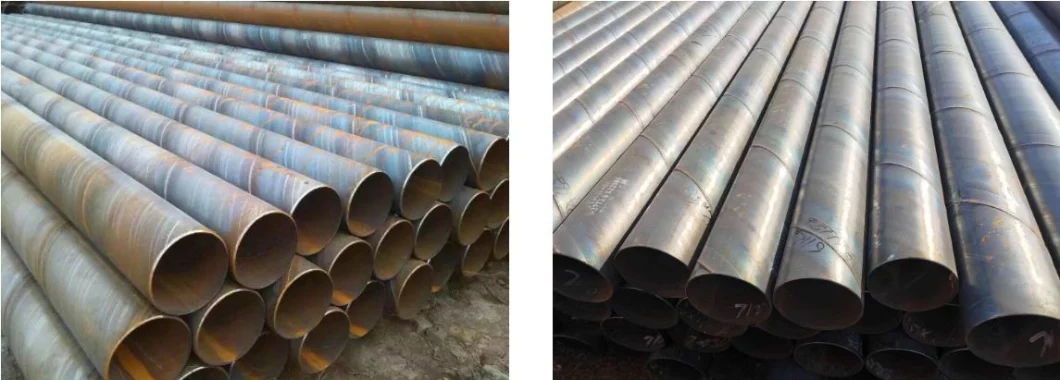Pipeline Transport SSAW ASTM 106 Carbon Steel Spiral Welded Pipe