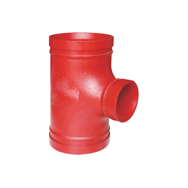 Grooved/Thread Pipe Fitting Ductile Iron Connector Reducer Tee FM for Fire Equipment