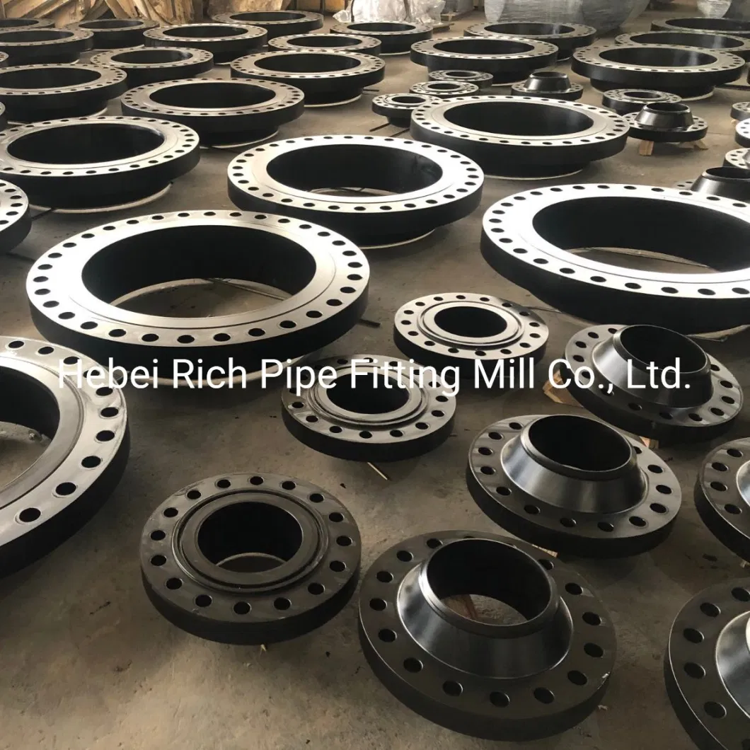 ANSI B16.5/ASTM A105 DIN/GOST/BS Carbon Steel/ Q235 / Stainless Steel FF RF Wn/So/Threaded/Plate/Socket Forged Flange China Manufacture