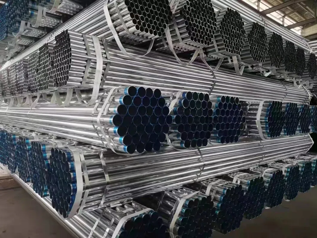 Q235/2 Inch/BS1387 Galvanized Steel Round Pipe / Tube