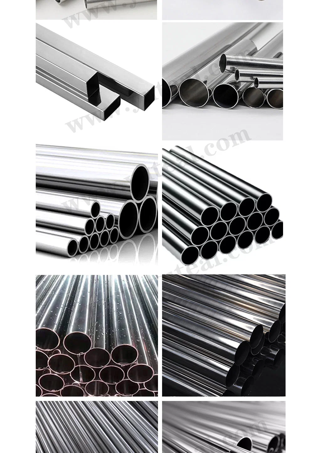 Decorative 201 304 316 430 Round Square Color Stainless Steel Tube