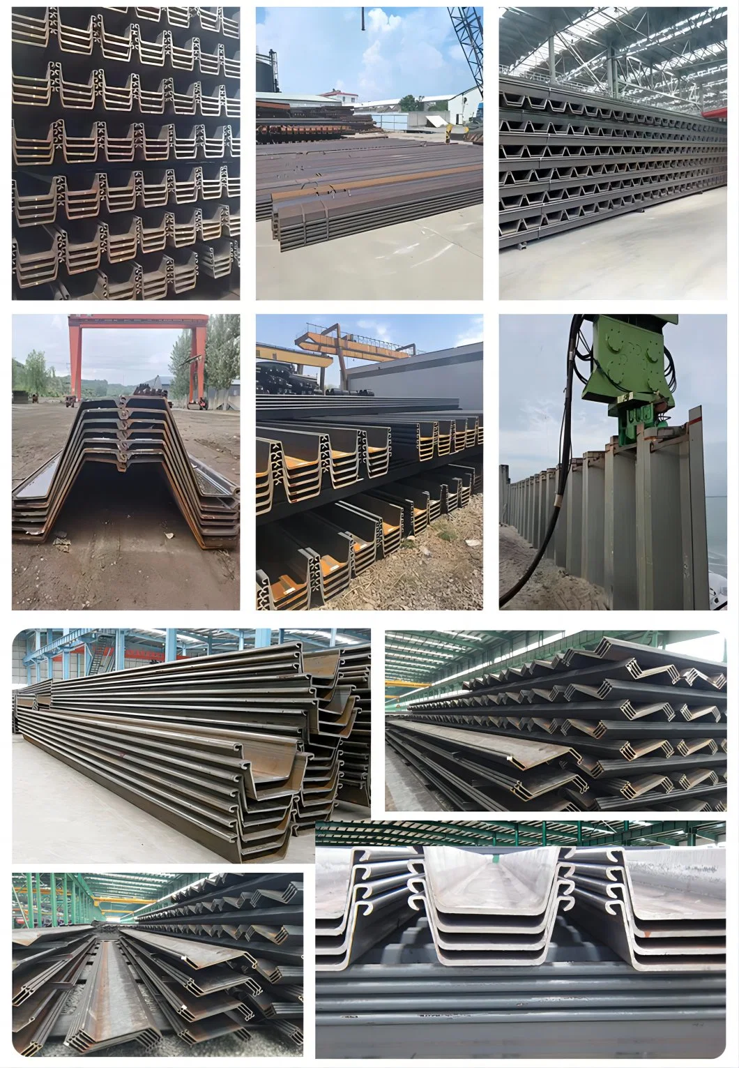 Prime Quality Fast Delivery Hot Rolled Syw390 Q345 Q295PC Steel Sheet Pile for Making Pipe