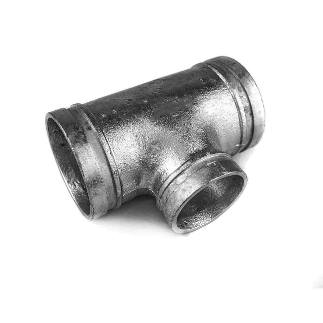 Grooved/Thread Pipe Fitting Ductile Iron Connector Reducer Tee FM for Fire Equipment