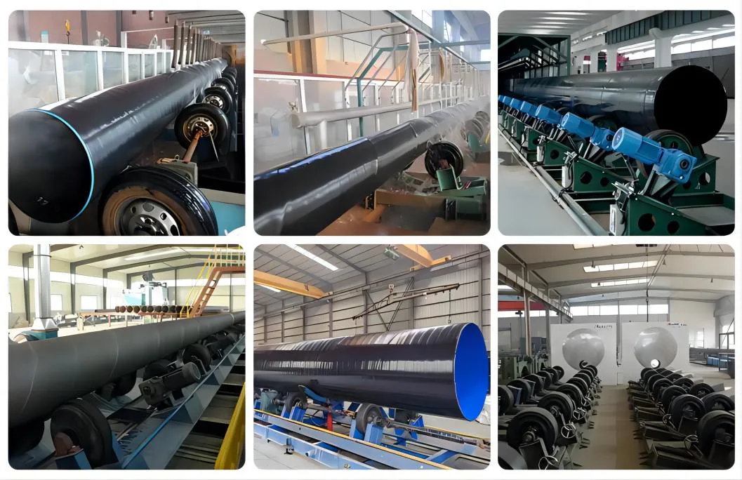 ASTM A53/106 Anti-Corrosion Welded Carbon Spiral Steel Pipe Spiral Welded Steel Pipes