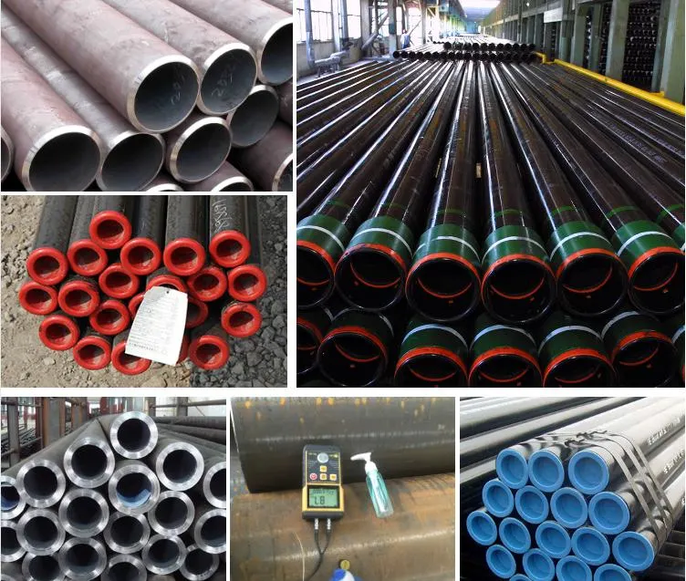 ASTM A53 Gr. B ERW Schedule 40 Black Carbon Steel Pipe Used for Oil and Gas Pipeline