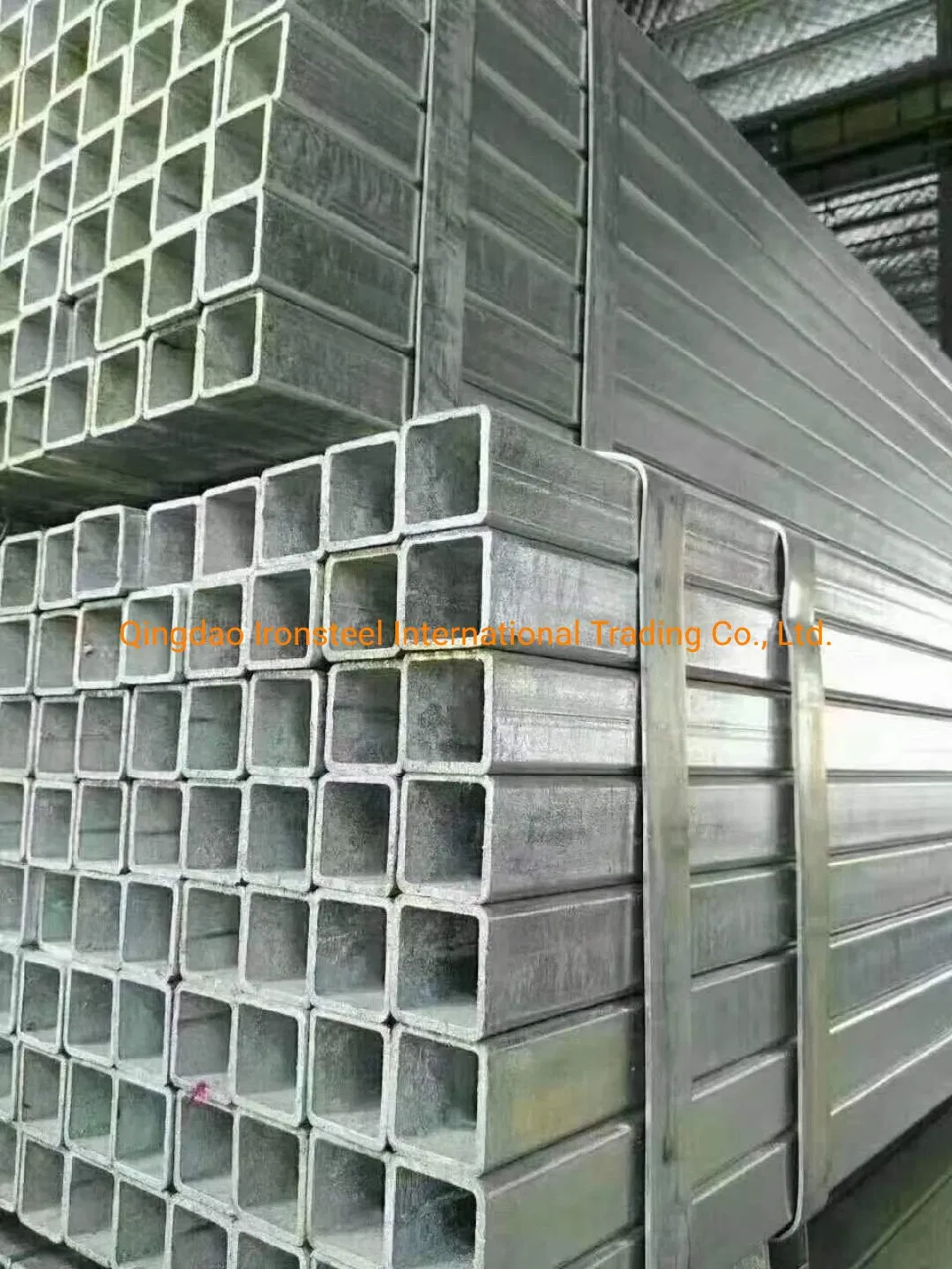 En10210 S355j2h/S3555joh/S275jr Galvanized Square/Rectangle Seamless/Welded Steel Pipe HDG Square Pipe