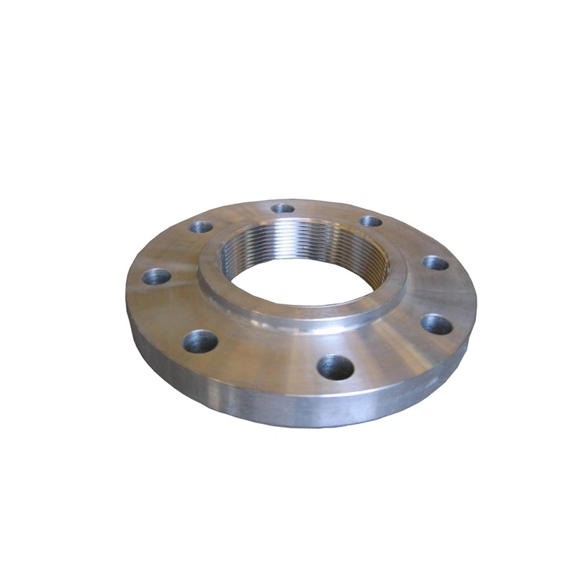 ANSI B16.5 Pn10 RF Carbon Steel A105 Th Flange for Plant Projects Use Stainless Steel Threaded Flange