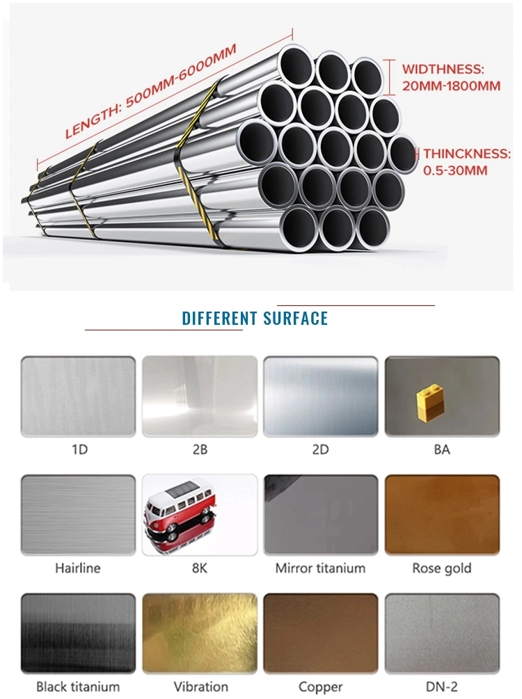 Cold Rolled Square Carbon Stainless Steel Welding Pipe with SS304 SS316L Tube