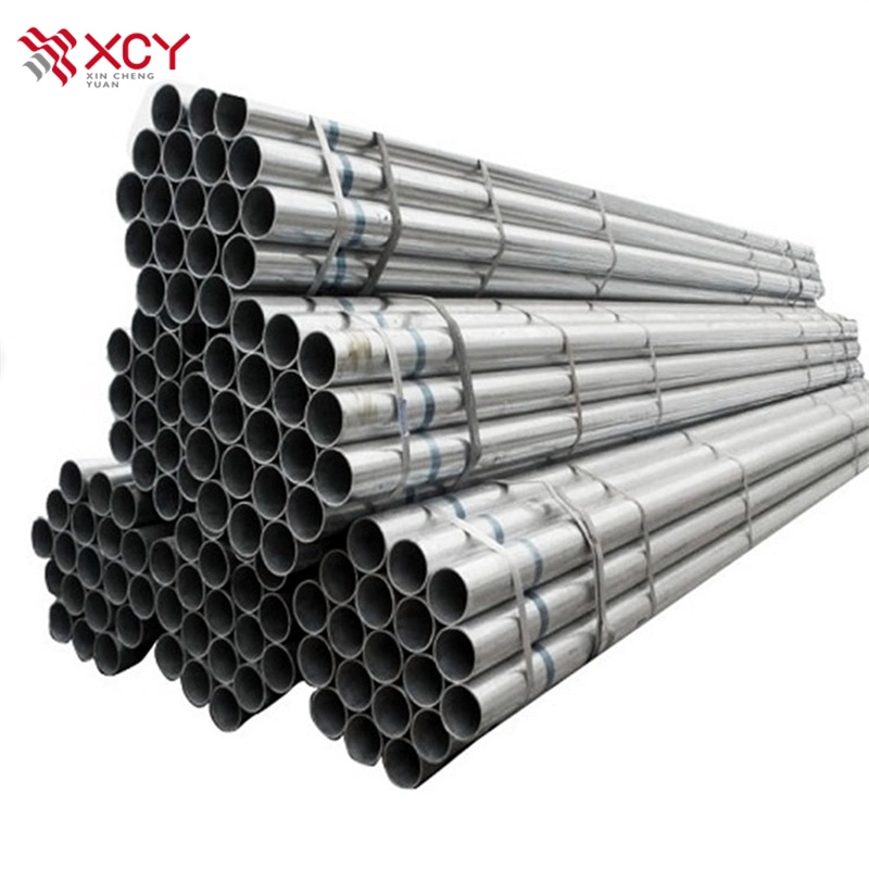 ASTM A53/BS1387 Hot DIP Galvanized Round Steel Pipe / Gi Pipe Pre Galvanized Steel Pipe Galvanized Tube for Construction