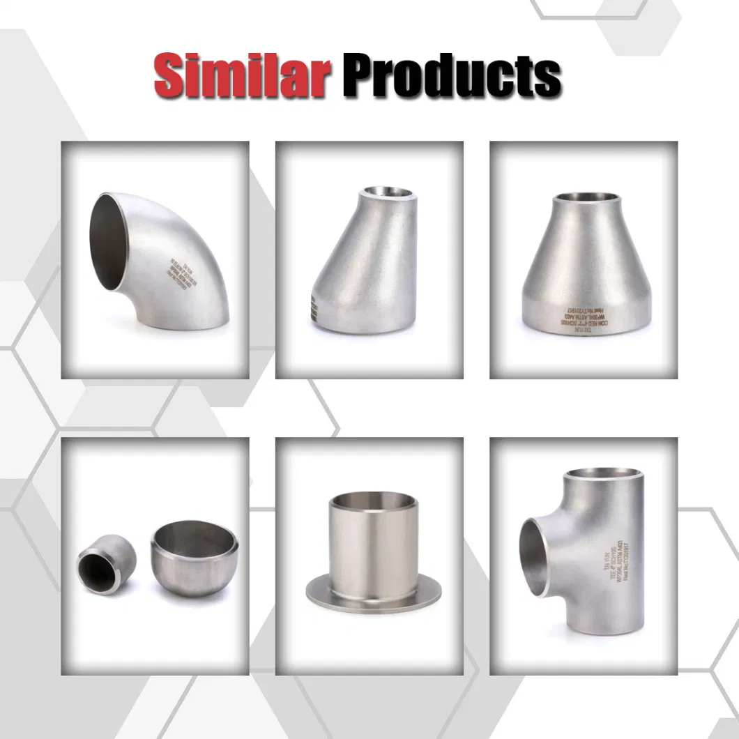 Stainless Steel JIS B2312 Sch10 6*4 Forged Bend Pipe Fittings Used in Pipeline Transportation