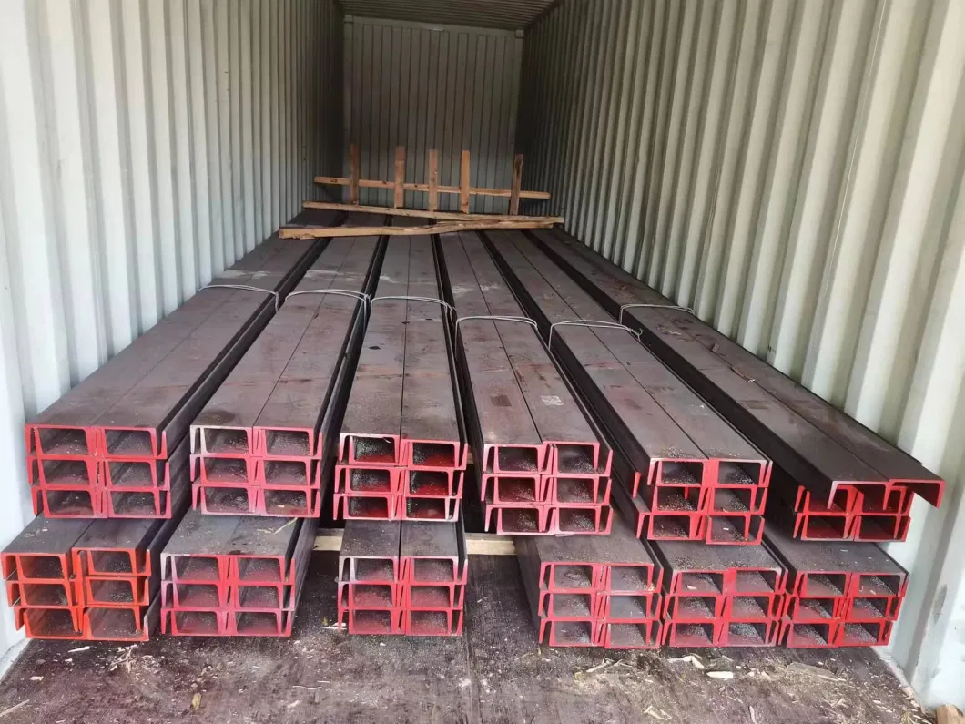 Steel Standard C Channel Dimensions Mild Steel U Channel Bar 100X50X3.8X6.0mm Pfc Channel Steel Grade S275