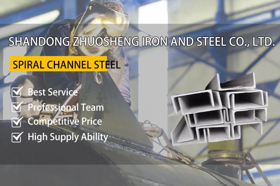 Steel Standard C Channel Dimensions Mild Steel U Channel Bar 100X50X3.8X6.0mm Pfc Channel Steel Grade S275