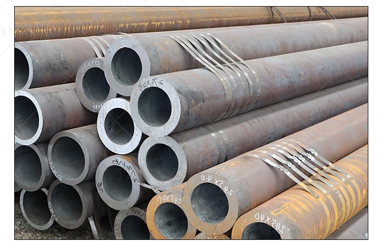 ASTM A53 API 5L Round Black Seamless Carbon Steel Pipe and Tube