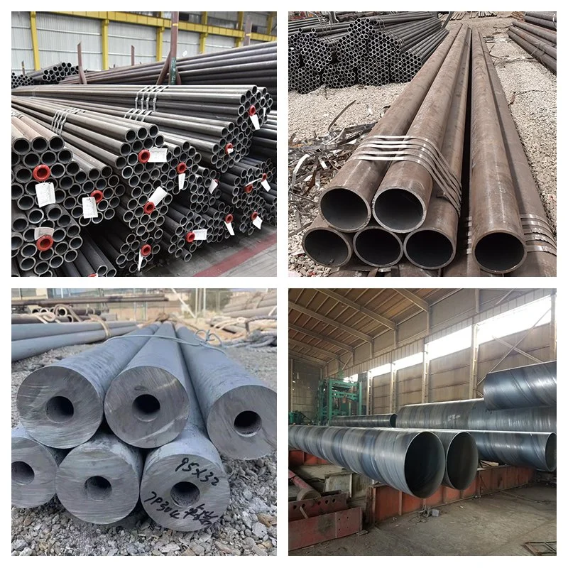 ASTM A252 SSAW Large Big Inch Thick Wall Seamless Structure Carbon Steel Spiral Seam Welding Line Pipe Seamless Steel Tube