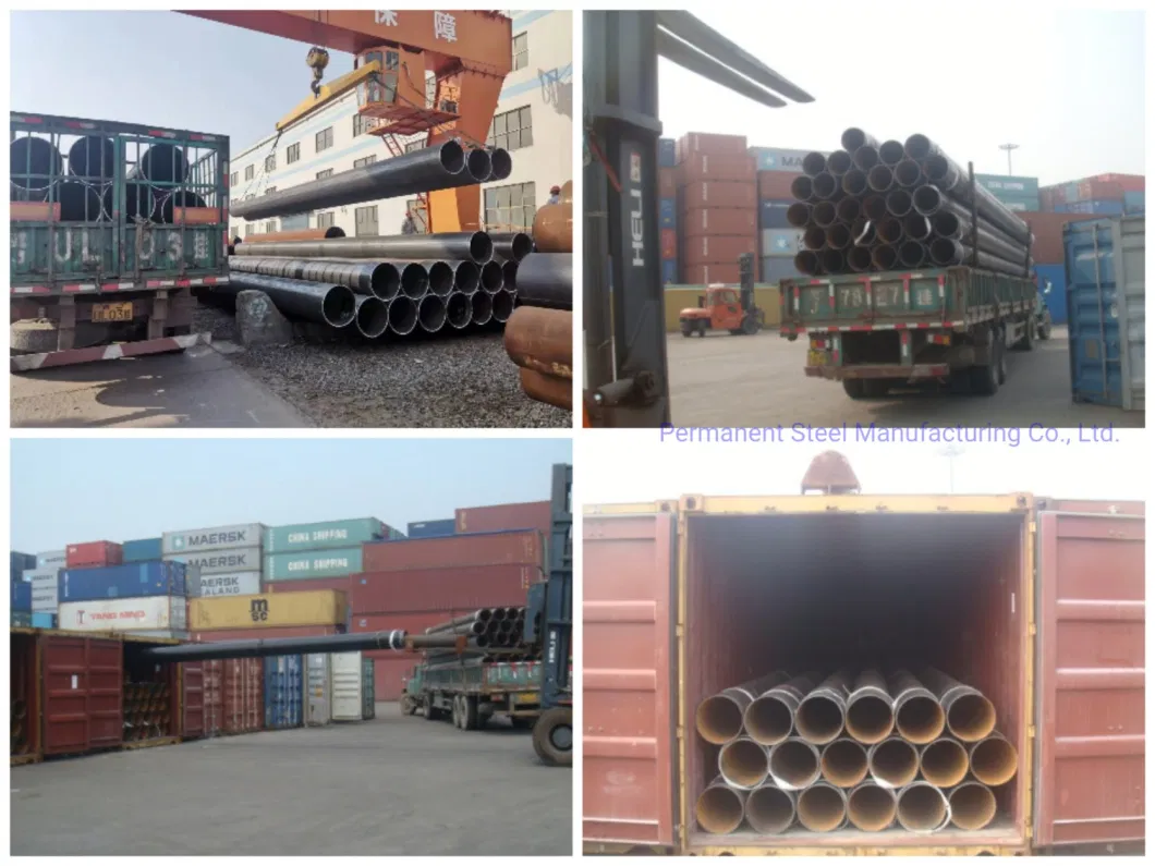 PMC Factory ERW Pipe Carbon Steel Pipe API 5L ASTM A53 ASTM A252 ERW Welded Pipe