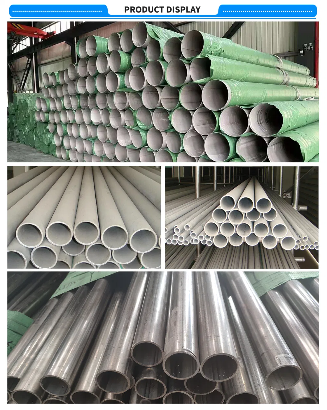 Hot Selling ASTM 201 202 310S 309S 304 316 2205 5083 5052 3003 1020 1045 Welded Seamless Polished Aluminum/Galvanized/Carbon/Stainless Steel Pipe for Decorative