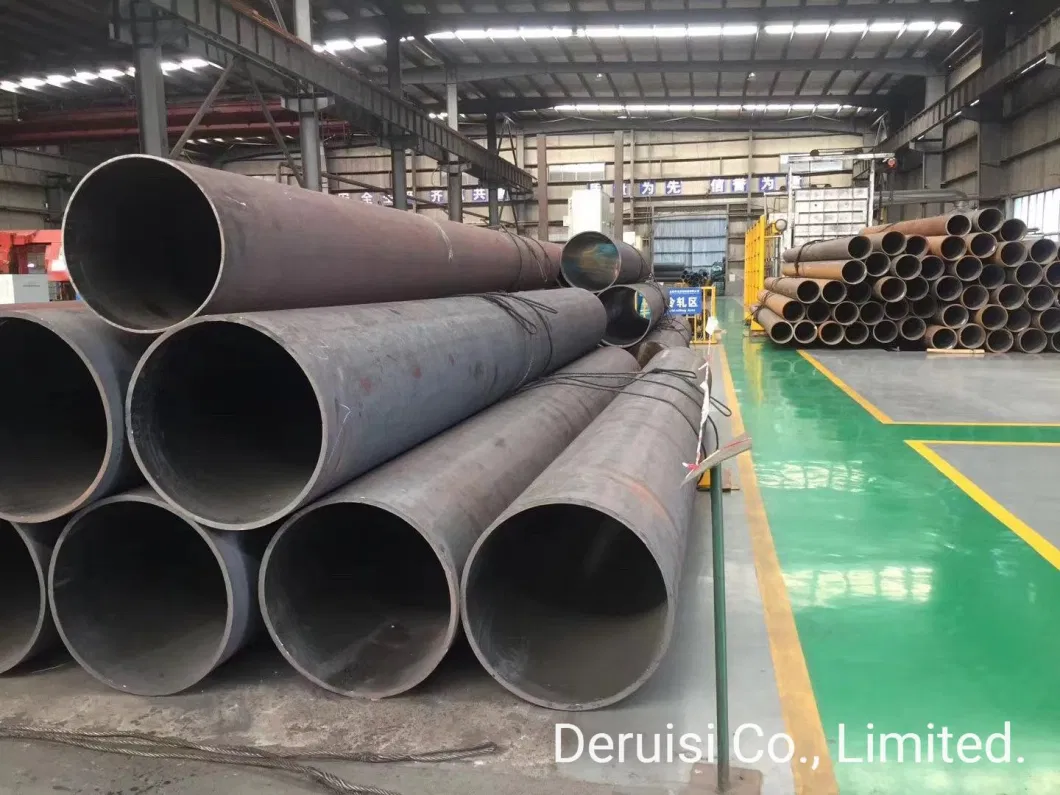 Round Square Rectangular Welded Carbon Steel Pipe Tube ERW SSAW LSAW Seamless ASTM A106/API 5L Gr. B Sch40 Sch80