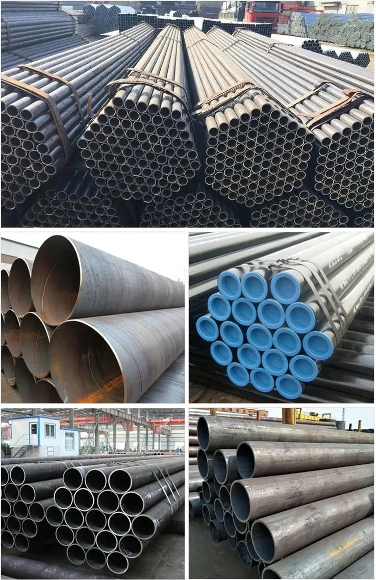 ASTM A36 A135 A214 St37 Schedule 40 Construction 20 Inch 24inch 30 Inch Seamless Carbon Steel Pipe