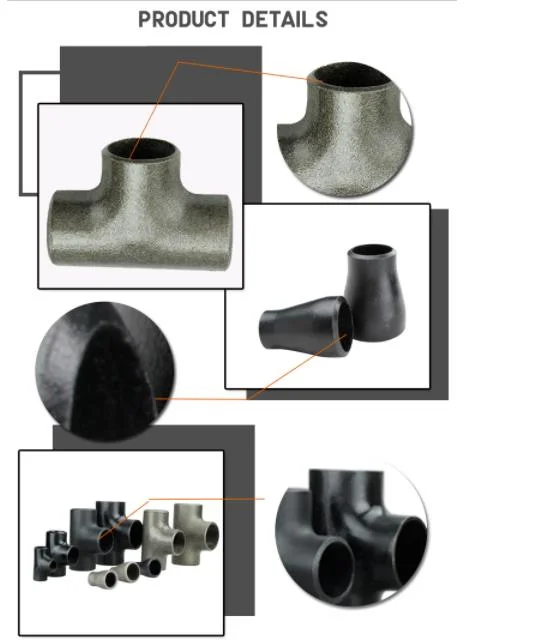 Carbon Steel Tee Seamless ERW Sch10-Sch160