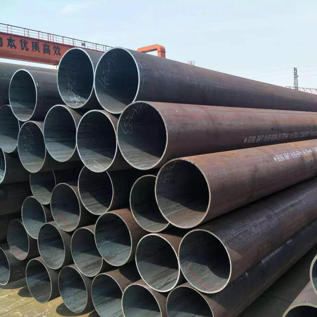 Factory ASTM A106/A53/API 5L Spiral/Weld/Seamless/Black/ERW/Round 6mm-20mm Thick Carbon Steel Pipe for Scaffolding/Greenhouse/Oil and Gas Pipeline