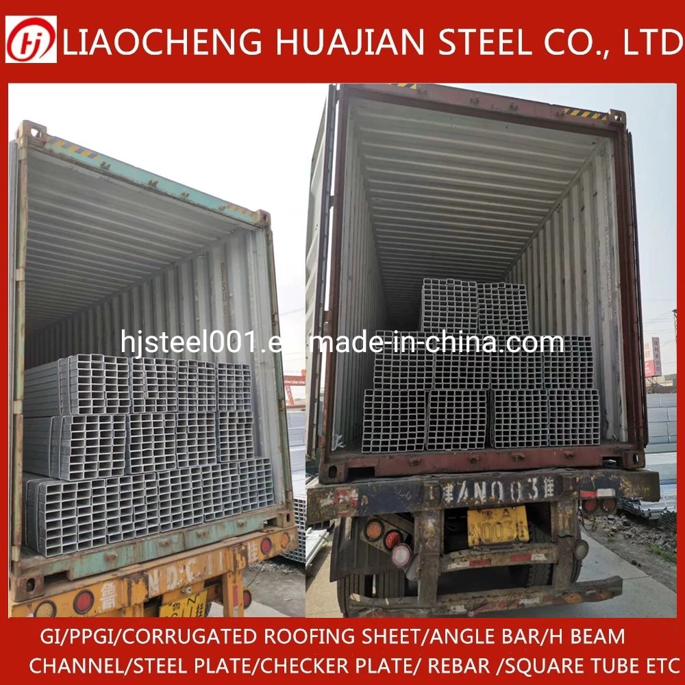 Black Annealed Hollow Section Weight of Ms Light Square Large Diameter Rectangular Steel Pipe