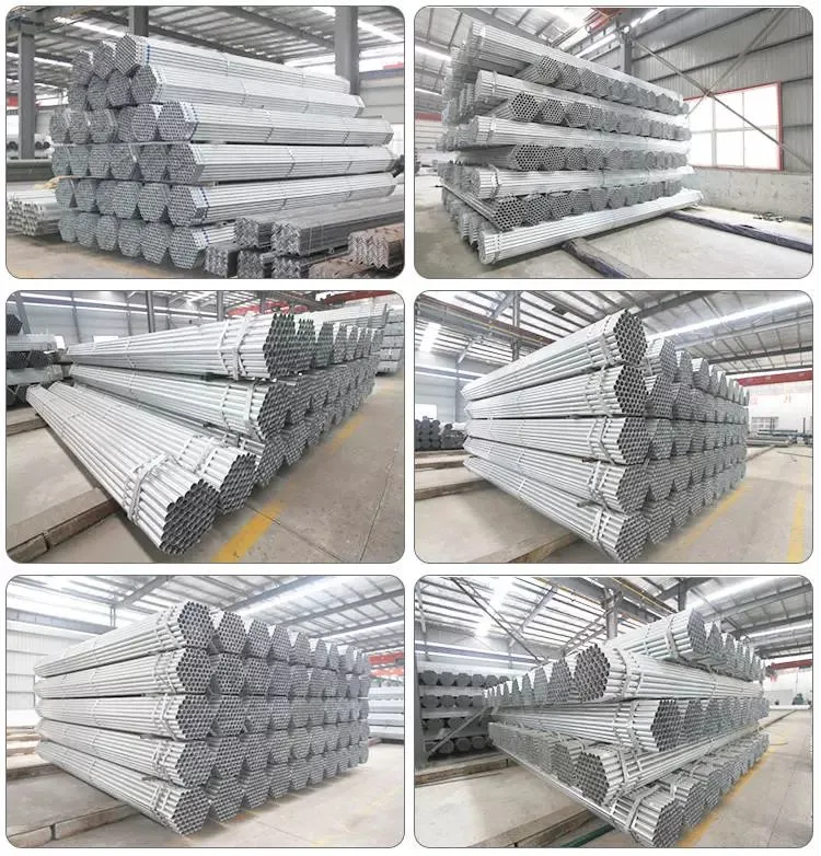 Weight of Ms 141.3mm Welded ERW Pre Galvanized Cost of Schedule 40 Steel Pipe