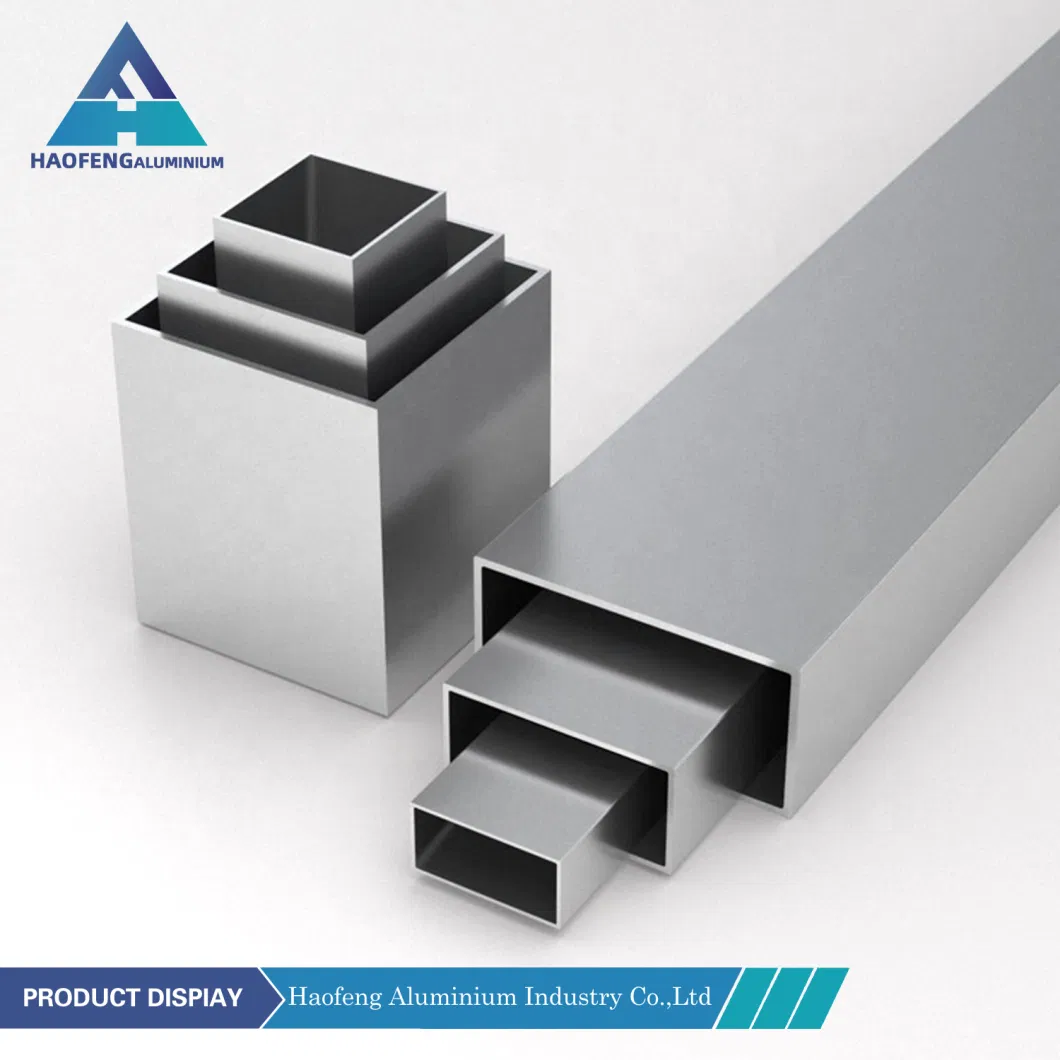 300 X 200 mm Rectangle Profile Aluminium Structure Square 400X80mm Aluminium Rectangular Hollow Section