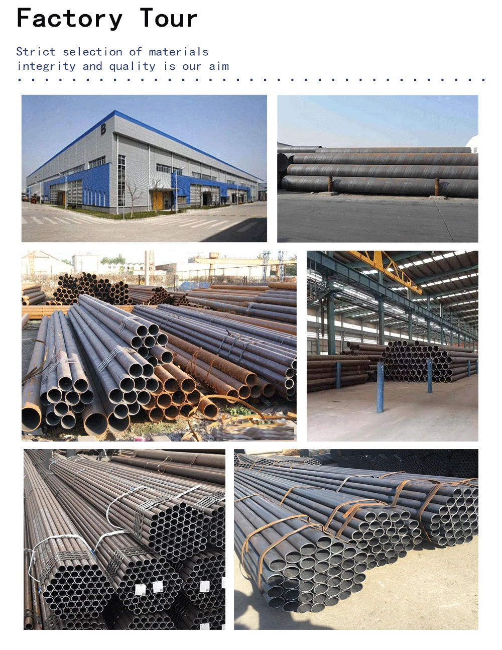 China A53 API5l ERW Square/Round/Rectangle/Weld/Galvanized/Seamless Schedule10 Carbon Steel Pipe
