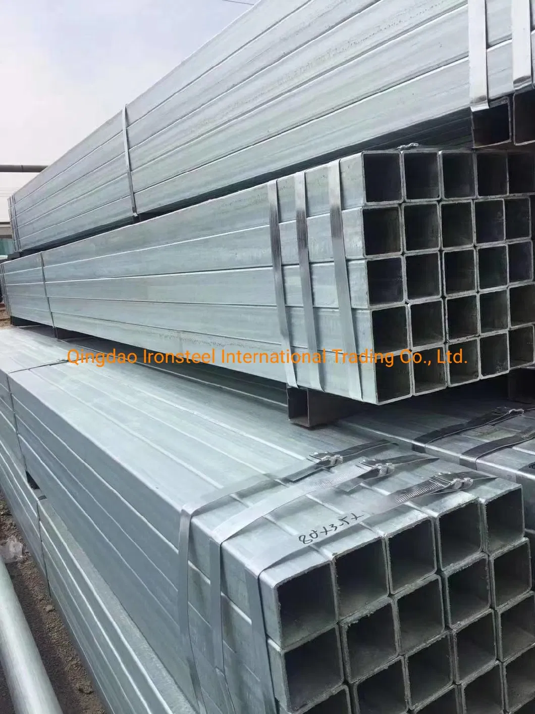 En10210 S355j2h/S3555joh/S275jr Galvanized Square/Rectangle Seamless/Welded Steel Pipe HDG Square Pipe