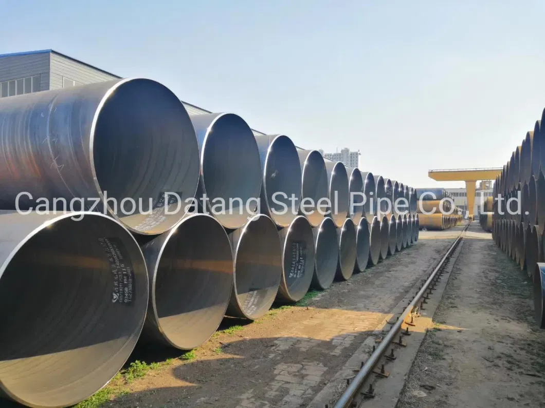 API Grades Steel Gas Line SSAW/LSAW Tubular Pile/Ms Mild Casing Carbon Steel Pipe with Galvanized Coated/Polyethylene for Construction