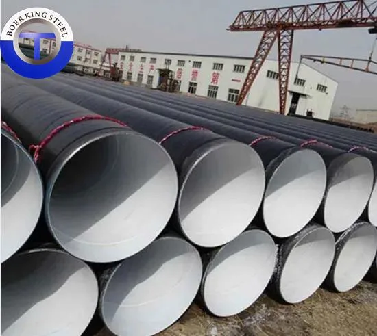 Large Diameter API 5L X42 X46 X65 X70 Welded Steel Pipe with 3PE