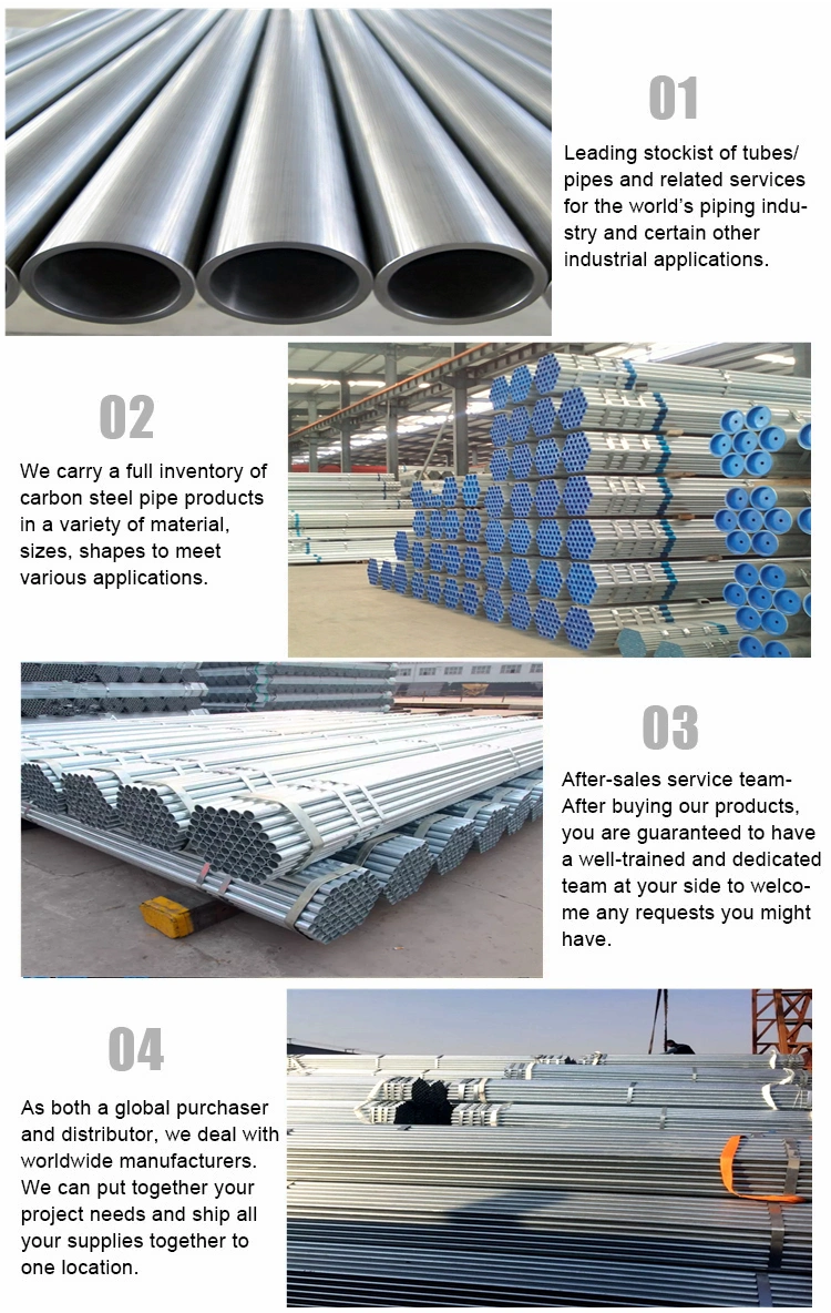 ERW Seamless Hot Dipped Welded Galvanized Steel Pipe for Scaffolding