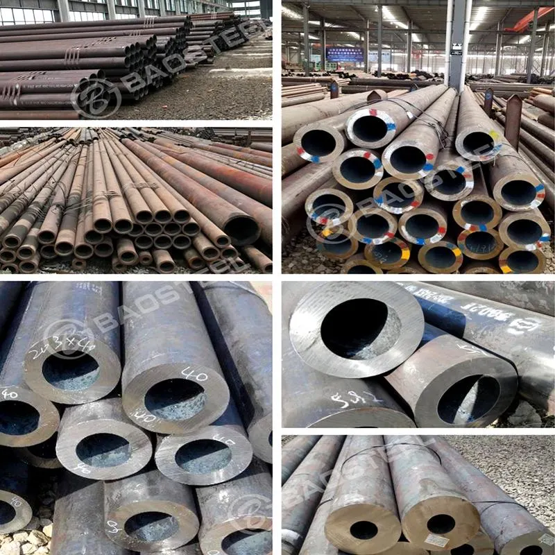 ASTM A36, A106, A179 Ms Cold Rolled Seamless Carbon Thick Wall Steel Pipe Carbon Steel Round Tube