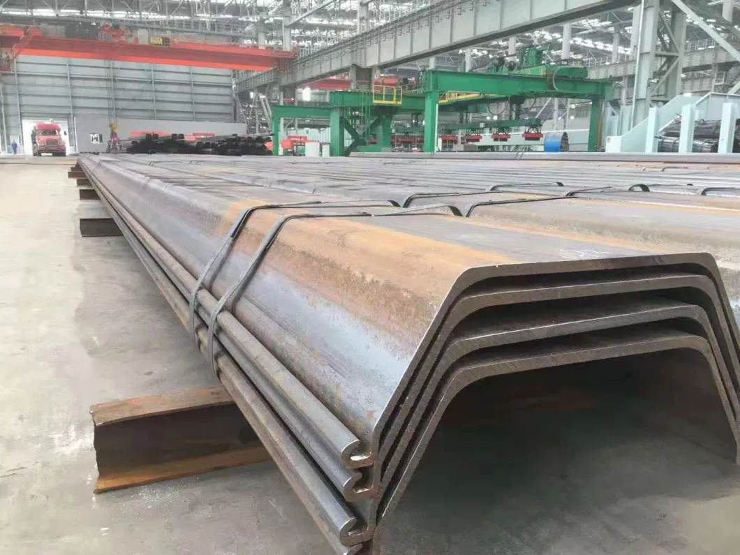 China Supply JIS A5528 A5523 Grade Steel Sheet Piles Sy295 Sy290 Sy390 S275 Q235B 400X125mm