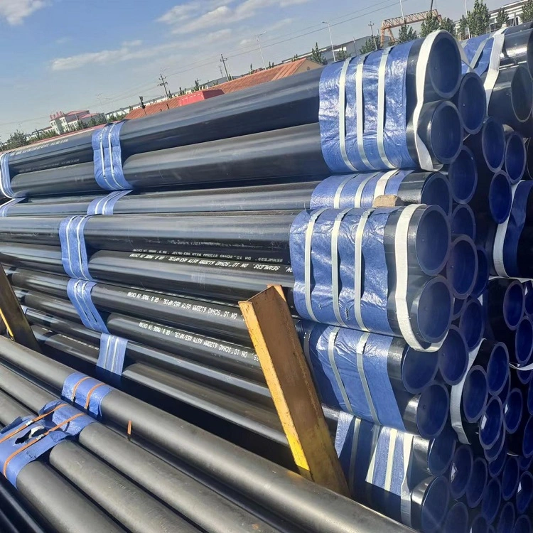 ASTM A106 Sch40, Sch80 Sch160 API 5L Gr. X52 Carbon Round Steel Seamless Pipes