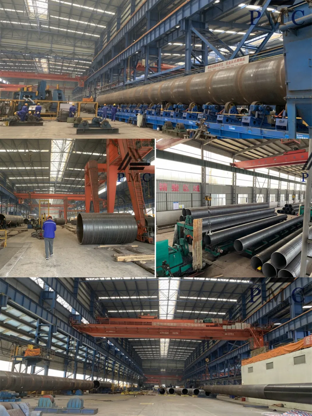 LSAW/ ERW/SSAW/Carbon Steel Pipe API5l / ASTM A252 / ASTM A53 /En10219 X52 Steel Pipe
