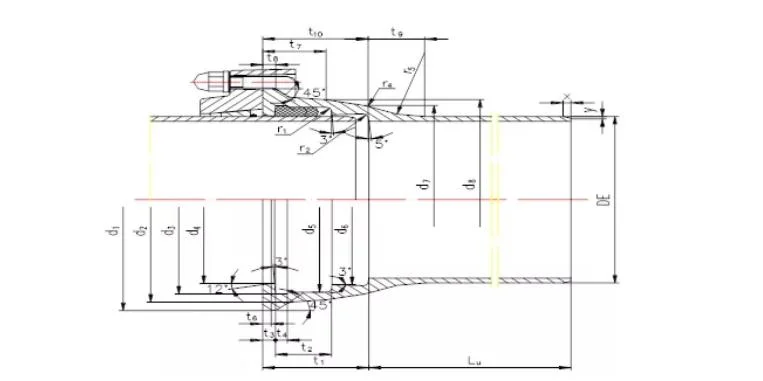 China Black Bitumen Coated Paint Class K7 K8 K9 K10 Ductile Iron Casting Pipe for Drinking Water