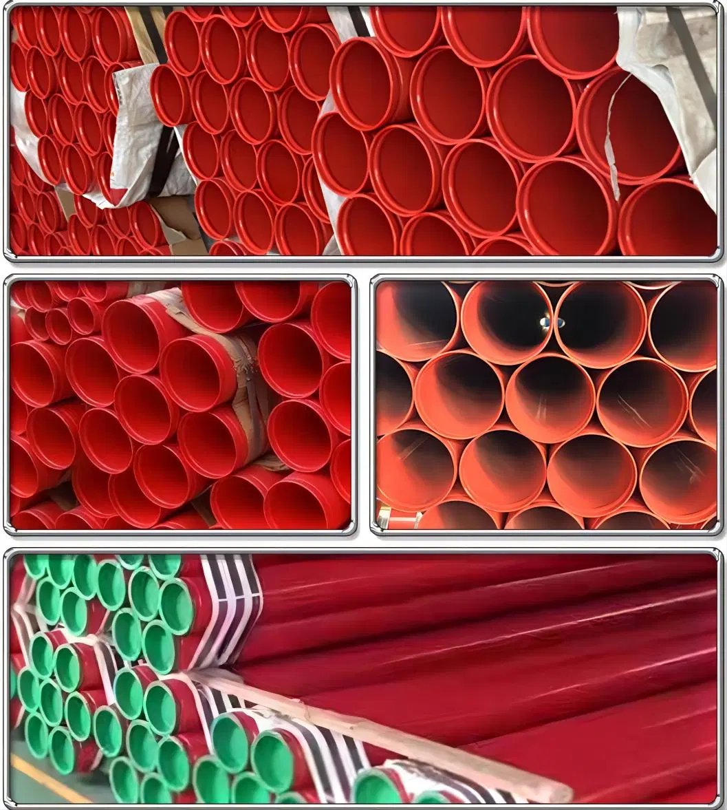 China Factory Price Hot Plastic Coated Steel Pipe Plastic Color Coated Carbon Steel Pipe Tube