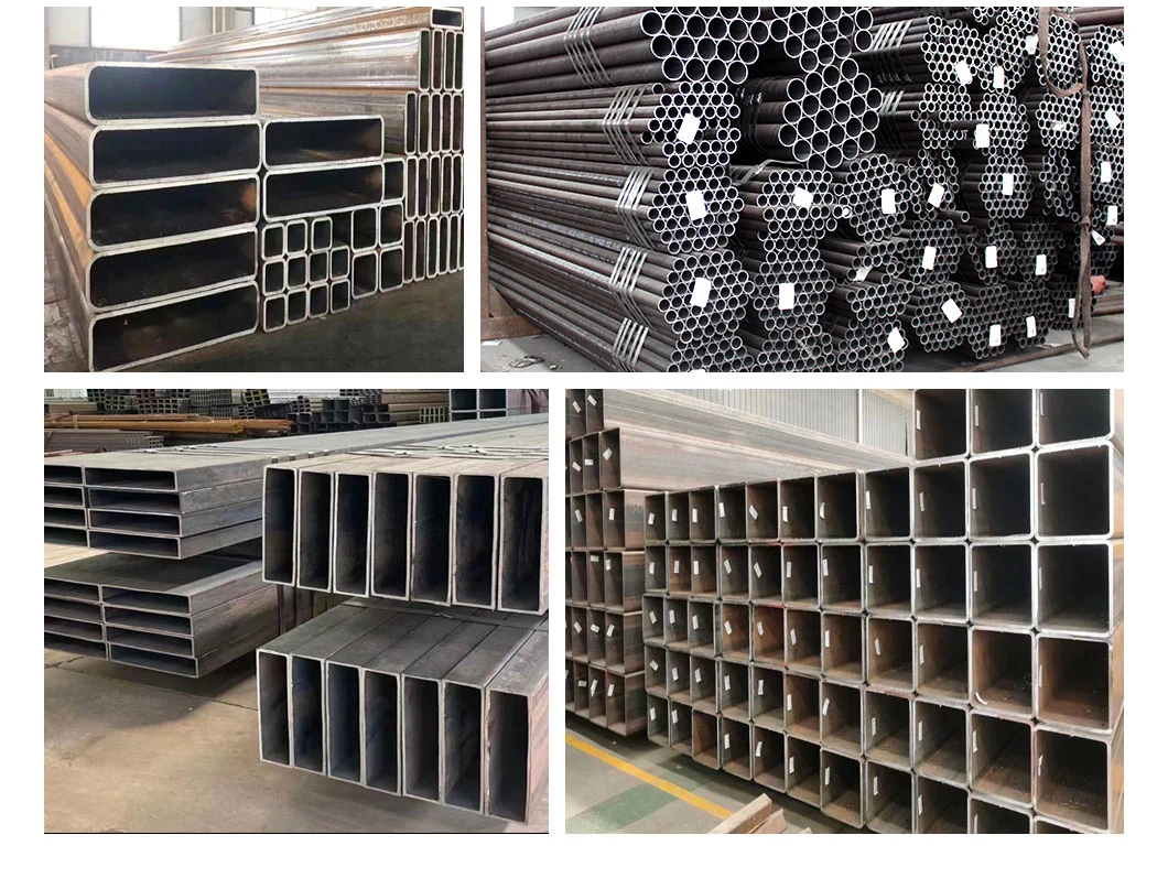 ASTM A53/A106 SSAW/ERW/Hfw/LSAW Welded Carbon/Galvanized/Alloy/Precision Black Oiled/Round/Square Steel Pipe &amp; Tube