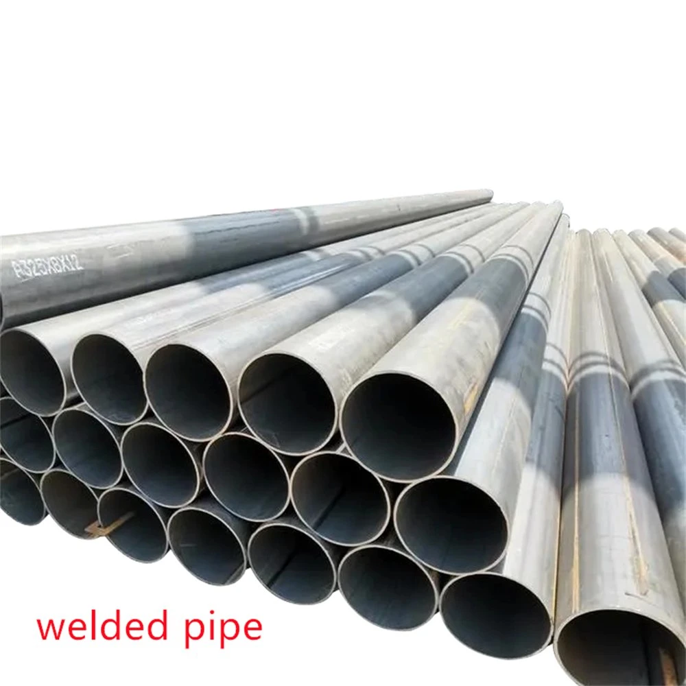 Steel Universal Muffler Motorcycle Exhaust Carbon Welded Steel Pipe API 5L Oil Pipeline LSAW Steel Pipe