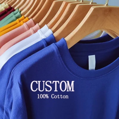 Custom Logo 100% algodón Camiseta Femenina cómoda Fabricante China